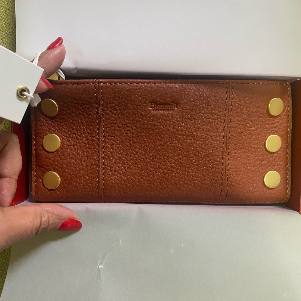 Hammit 110 North Redwood leather wallet NWT
